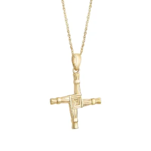Saint Brigid's Cross Pendant - 14K Gold - S4010