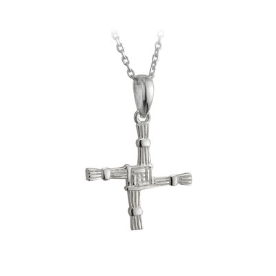 A cross is shown with a chain.