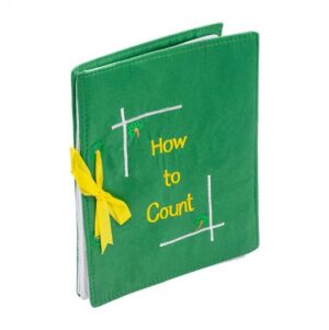 A green book with the words " how to count ".