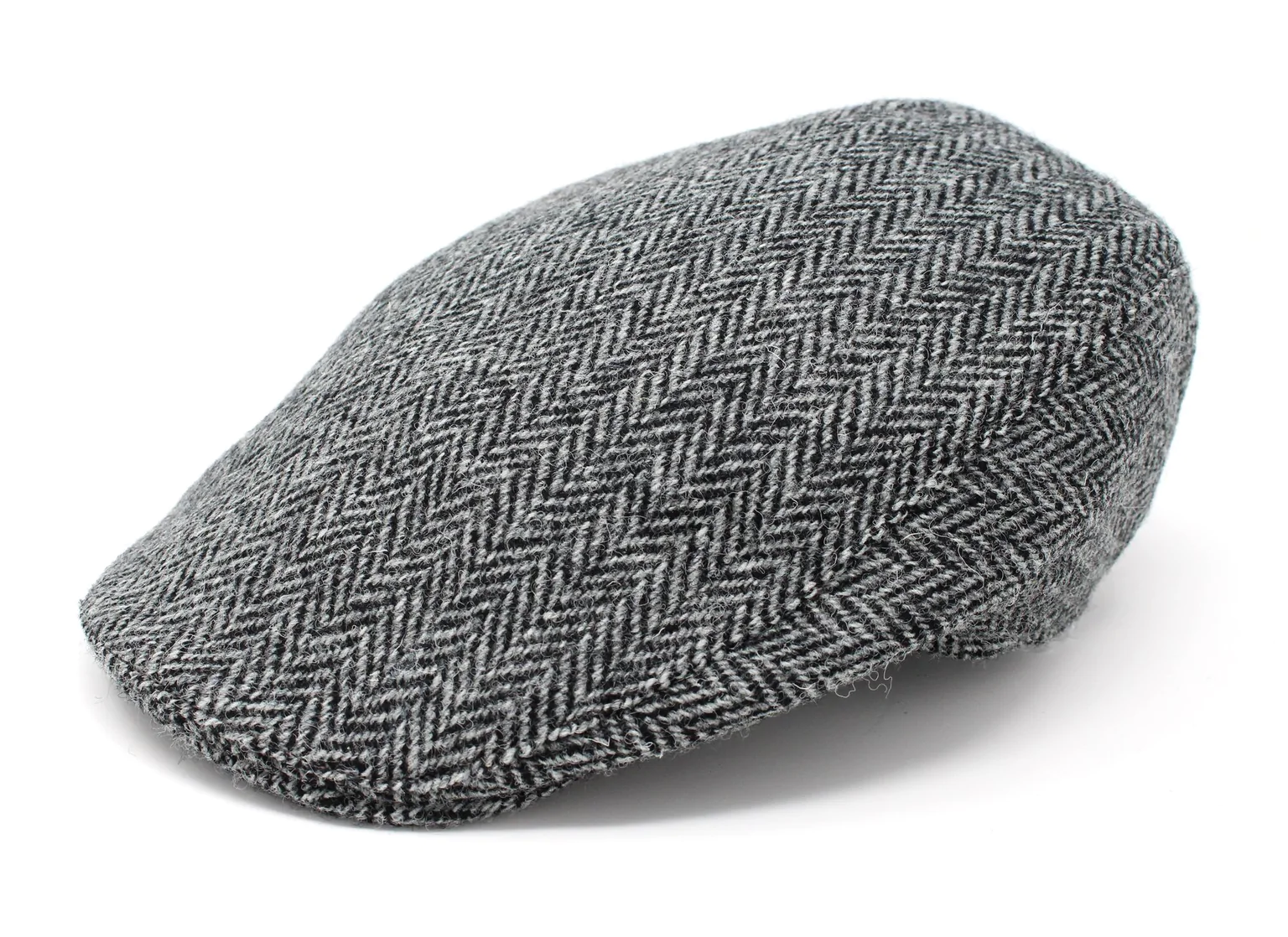 A close up of a hat on a white background