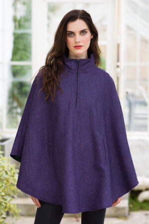 Mucros Mucros Half Zip Poncho 213