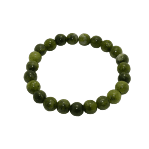Connemara Marble Round Bead Stretch Bracelet
