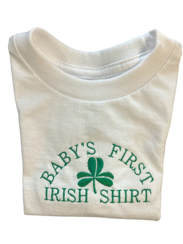 Baby's First Irish Shirt -  White Kids T Shirt