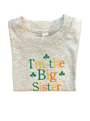 Big Sister Tee Kids Shirt - Ash Grey