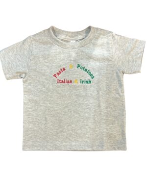 Pasta & Potatoes Tee Kids Shirt - Ash Grey