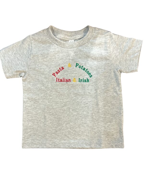 Pasta & Potatoes Tee Kids Shirt - Ash Grey