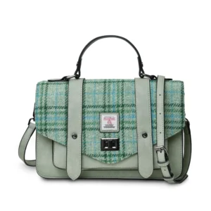 8333 Mint Check Large  Satchel - A24
