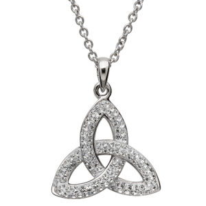 Celtic Trinity Knot Embellished With Swarovski Crystals - SW6