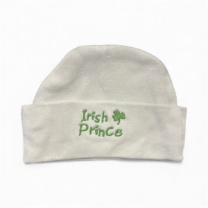 Embroidered Baby Knit Hat - Irish Prince
