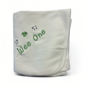 Embroidered Double Thick Receiving Blanket - Wee One