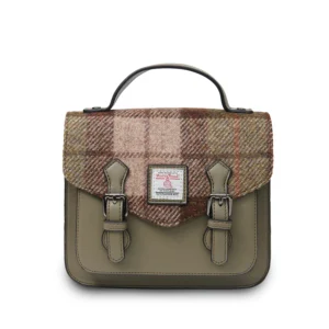 2711 Chestnut Tartan Mini Calton Satchel - A20