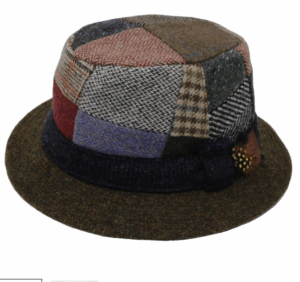 Hanna Hats Walking Hat - Patchwork Tweed