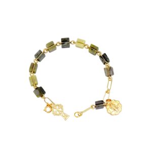 Rosary Bracelet Connemara Marble
