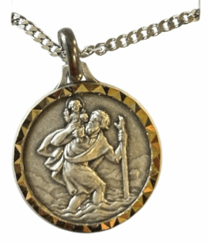 St. Christopher French Nickel Silver Medal - Large
