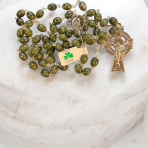 Connemara Marble Rosary Beads Links Of Eternal Beauty - Oval Beads
