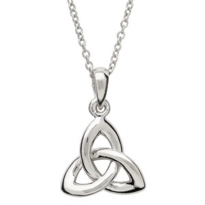 Sterling Silver Celtic Trinity Knot Necklace (Medium)- SP2200