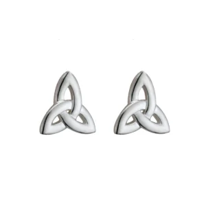 Trinity Knot Stud Earrings Medium - Sterling Silver - S33098