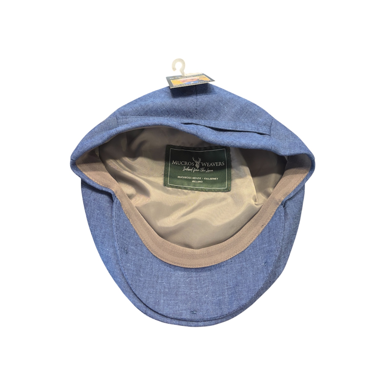 Mucros Weaver Trinity Linen Flat -Blue 14 - Image 3