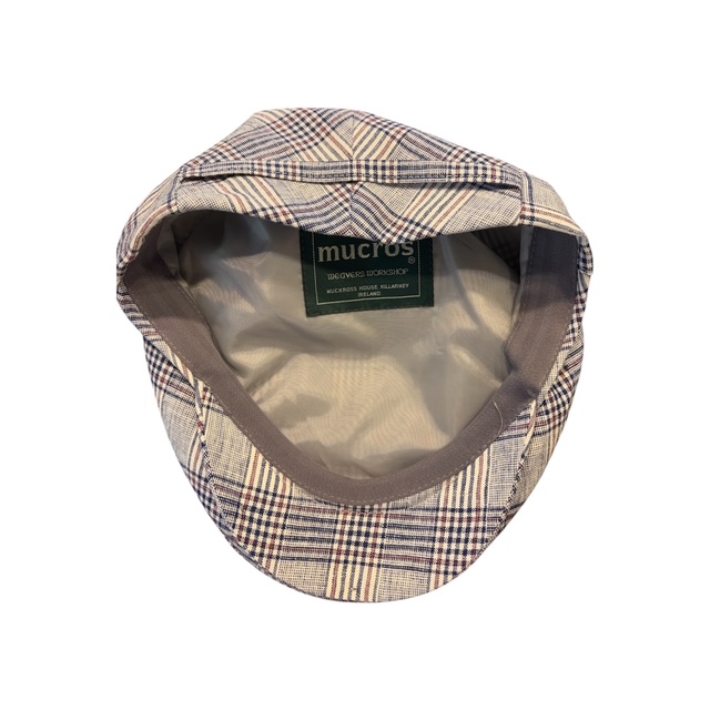 Mucros Weaver Trinity Linen Flat Cap 4 - Image 3