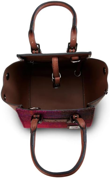 8350 Mini Caillie Tote - Fuchsia Tartan A8 - Image 6