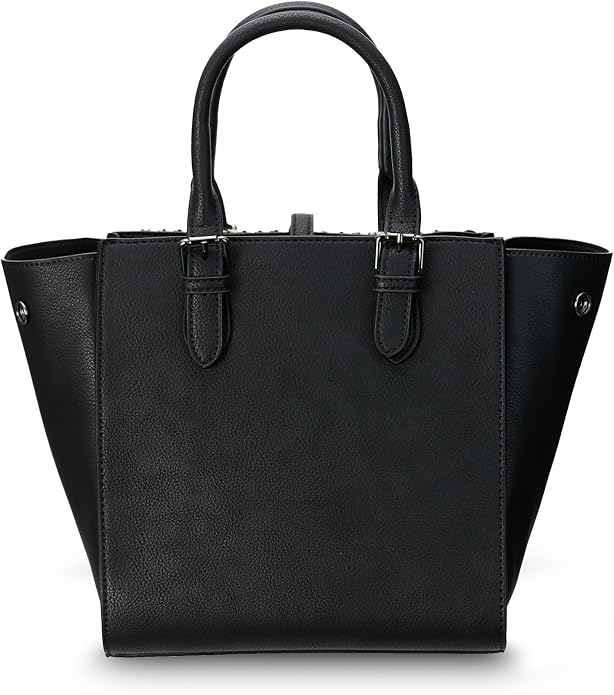 8360 Black and White Dogtooth Medium Caillie Tote - A25 - Image 3