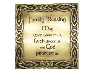 Bronze Family Blessing Wall Plaque