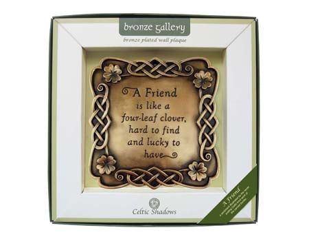 Bronze Friend Saying Wall Plaque - Image 3