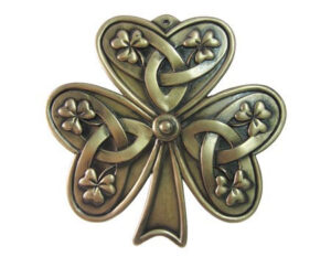 Bronze Shamrock Wall Plaque