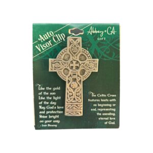 Celtic Cross Cross Visor Clip - Large