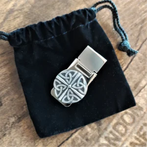 Mullingar Pewter Money Clip - 4 Trinity Knots