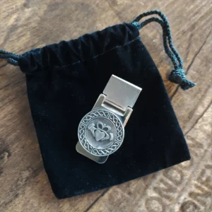 Mullingar Pewter Money Clip - Claddagh