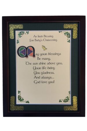 Christening - An Irish Blessing for Baby's Christening