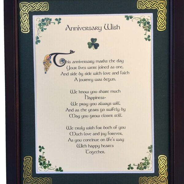 Anniversary Wish framed
