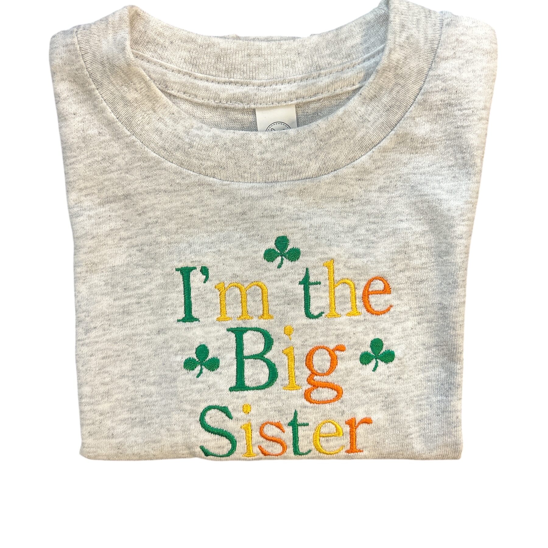 Big Sister Tee Kids Shirt - Ash Grey