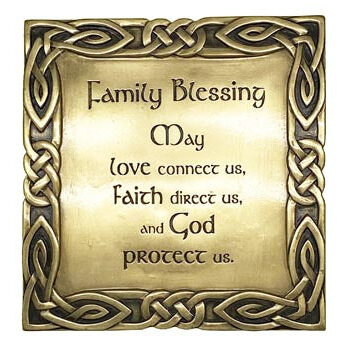 Bronze Family Blessing Wall Plaque