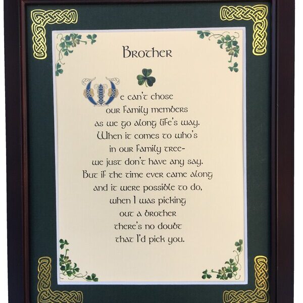 Brother Blessing framed