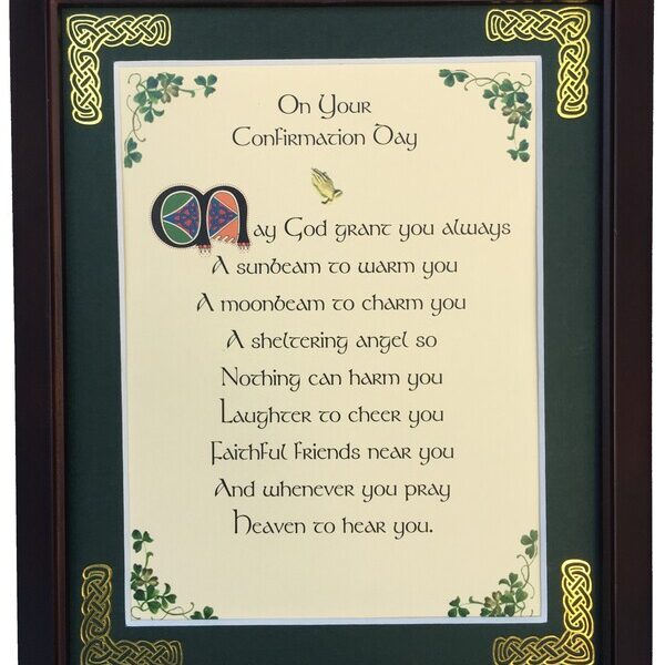 Confirmation framed