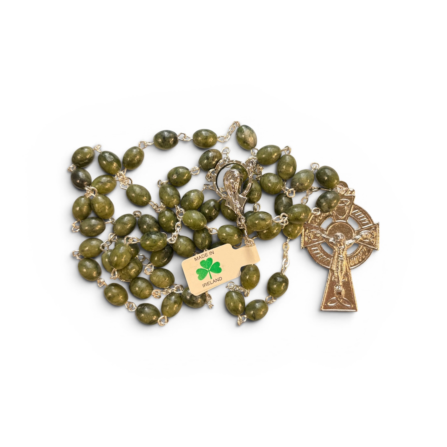 Connemara Marble Rosary Beads Links Of Eternal Beauty - Oval Beads