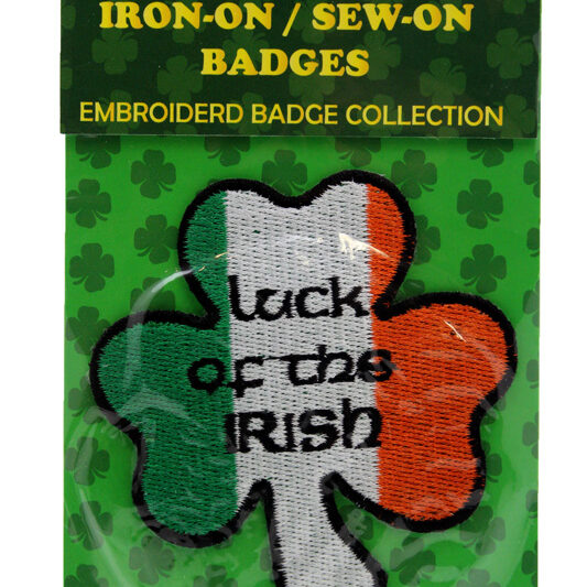 Embroidered Badge - Luck of the Irish