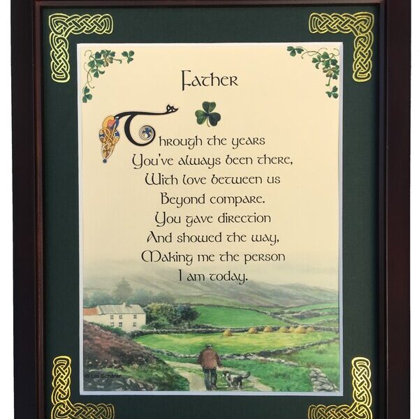 Father - Through the years framed
