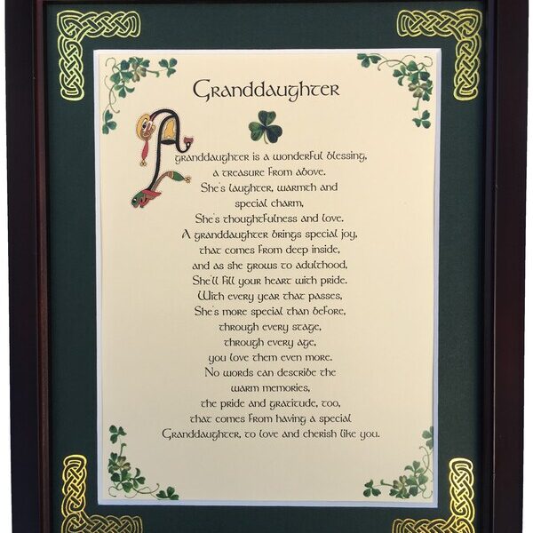 Granddaughter framed