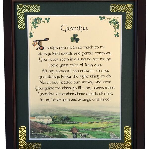 Grandpa framed