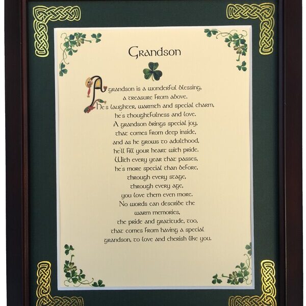 Grandson framed