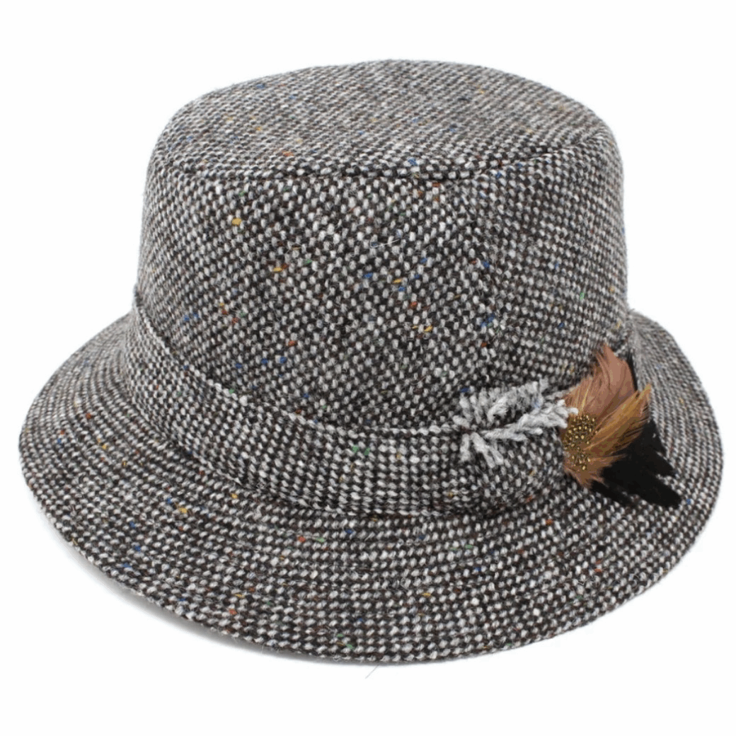 Hanna Hats Walking Hat - Granite Grey Salt & Pepper