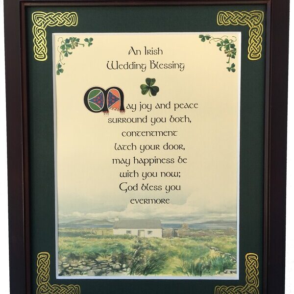 Irish Wedding Blessing - May joy and peace