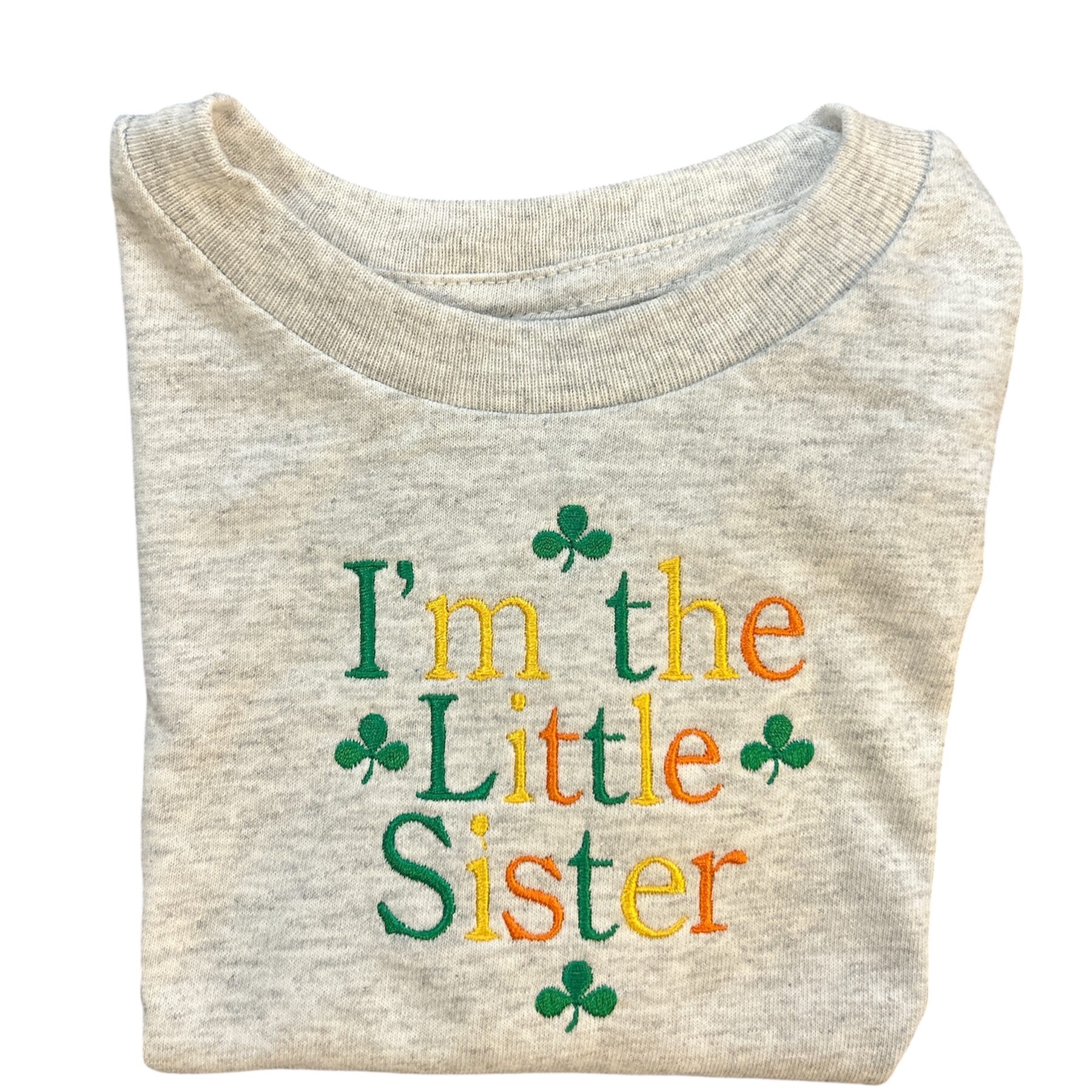 Little Sister Tee Kids Shirt - Ash Grey