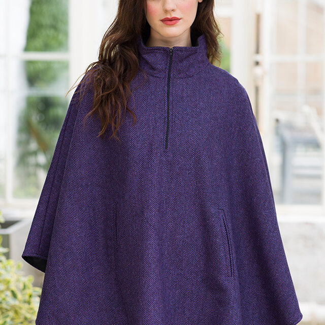 Mucros Mucros Half Zip Poncho 213