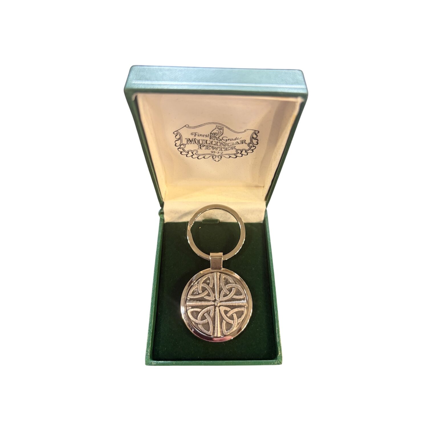 Mullingar Pewter Keychain - 4 Trinity Knots