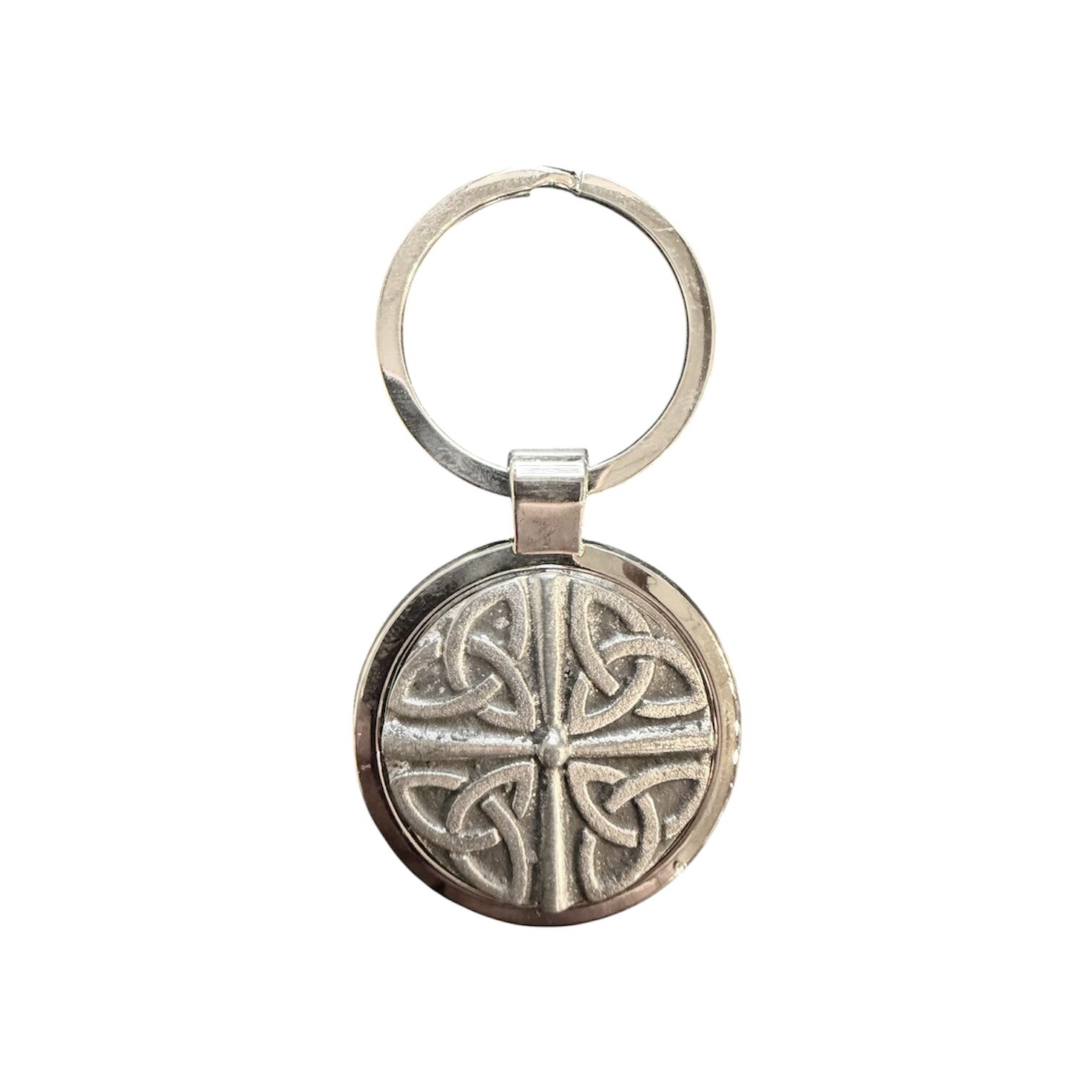 Mullingar Pewter Keychain - 4 Trinity Knots 2