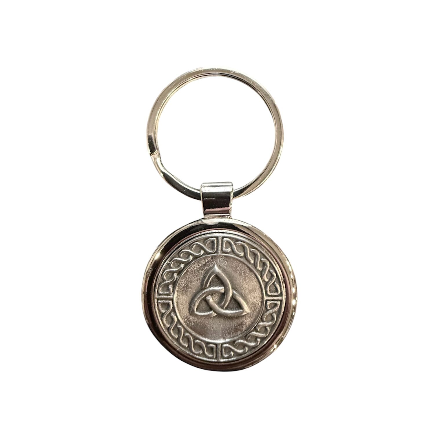 Mullingar Pewter Keychain - Trinity Knot